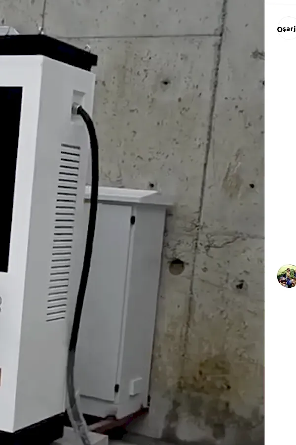 OŞARJ DC hızlı şarj istasyonu kurulumu